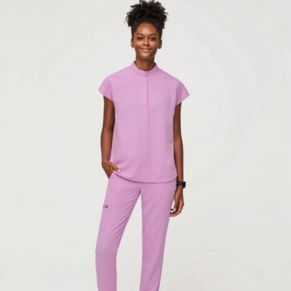 NWT Figs Scrub Set | XS | Dusk | Rafaela Top and Yola High Waisted Pant | Rare